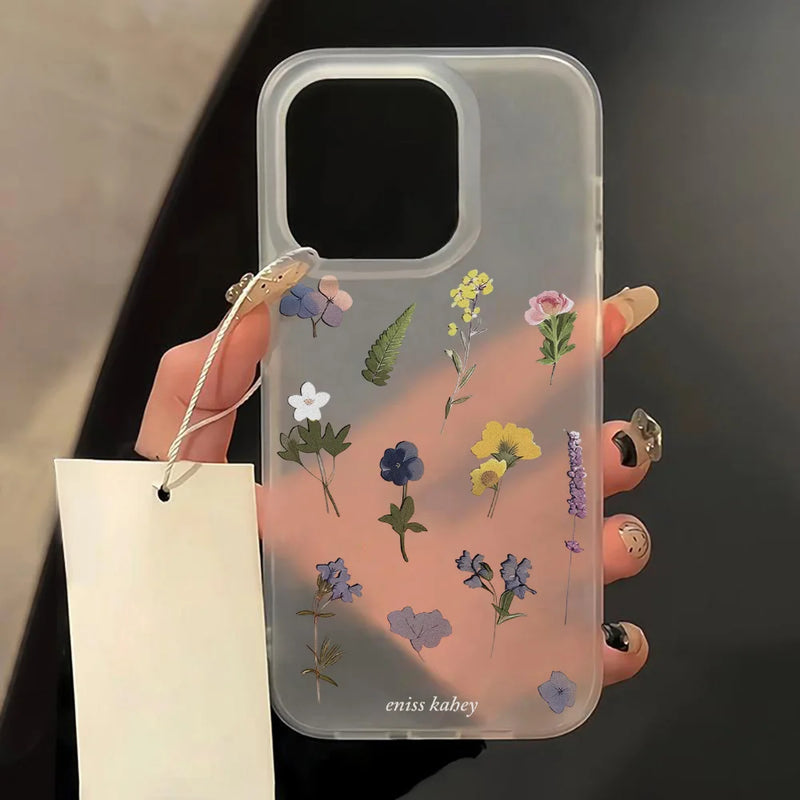 Transparent Matte Cases For iPhone 17 16 15 Case iPhone 16 Pro Max 15 14 12 11 13 Air Fundas Shockproof Cover Soft Phone Bumper