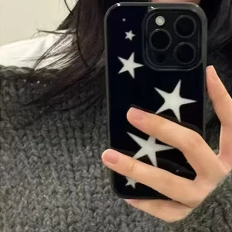 Ins Korean Lovely Young Girl Phone Case For iPhone 17 AIR 16 Pro Max 15 14 13 12 11 Pro X Xr Xs max Mini 8 Plus Y2K Phone Cases