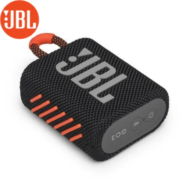 JBL GO3 Mini Wireless Bluetooth Speaker IP67 Water Dust Resistant 7H Battery Life Pure Bass Portable  cable saver 0.3m cable