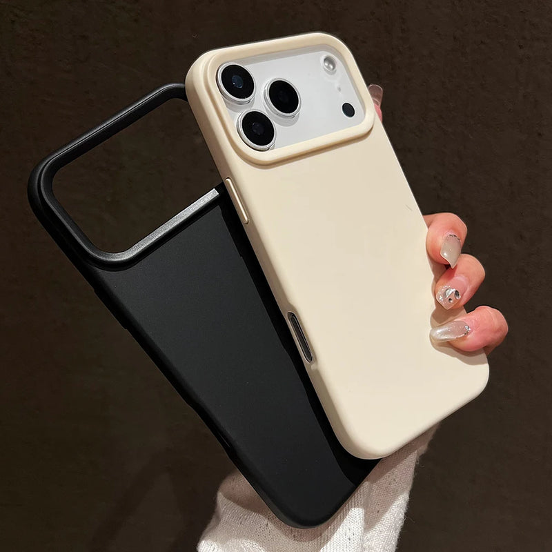 Candy Color Silicone Protective Phone Case For iPhone 17 Pro Max 17 Air 17 Pro Shockproof Matte Soft TPU Bumper Back Cases Cover