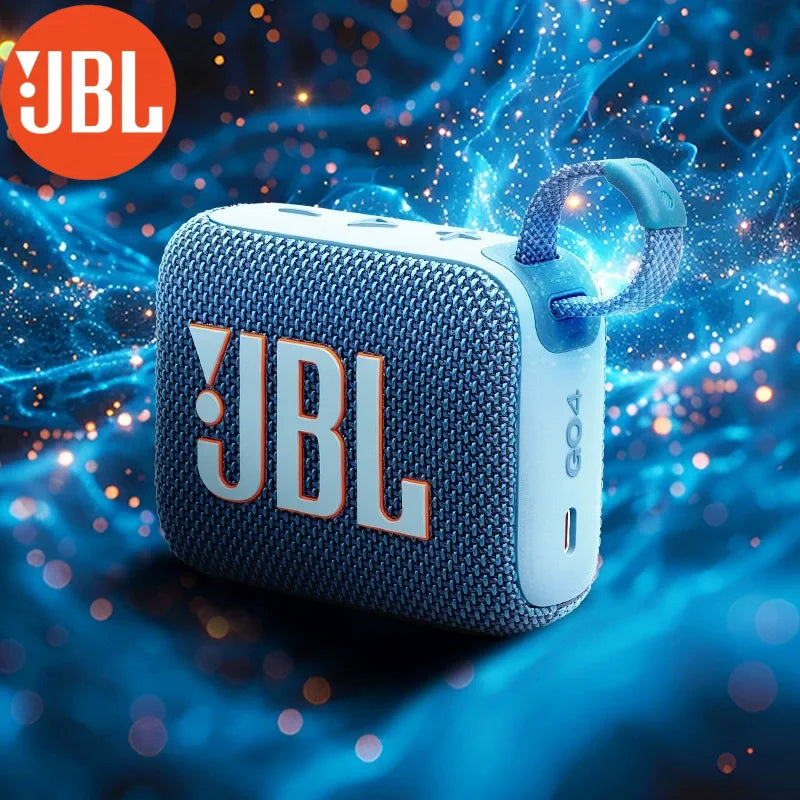 JBL GO 4 Portable Bluetooth Speaker IP67 Waterproof Dustproof 7H Playtime Pure Bass Mini Lightweight  cable saver 0.3m cable