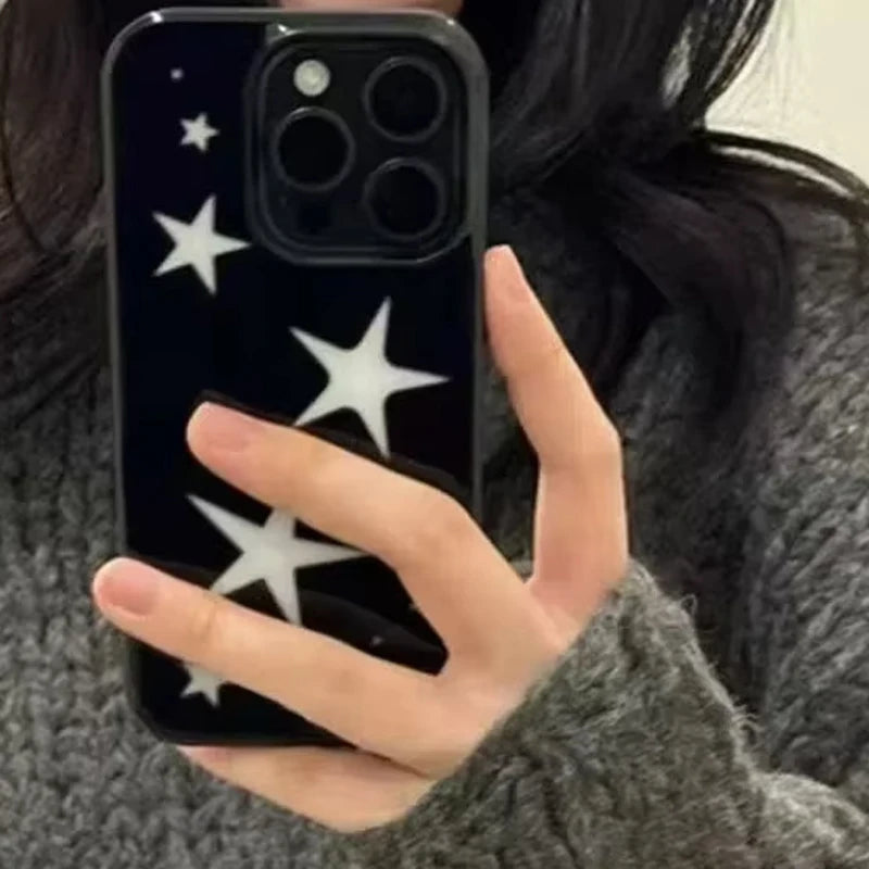 Ins Korean Lovely Young Girl Phone Case For iPhone 17 AIR 16 Pro Max 15 14 13 12 11 Pro X Xr Xs max Mini 8 Plus Y2K Phone Cases