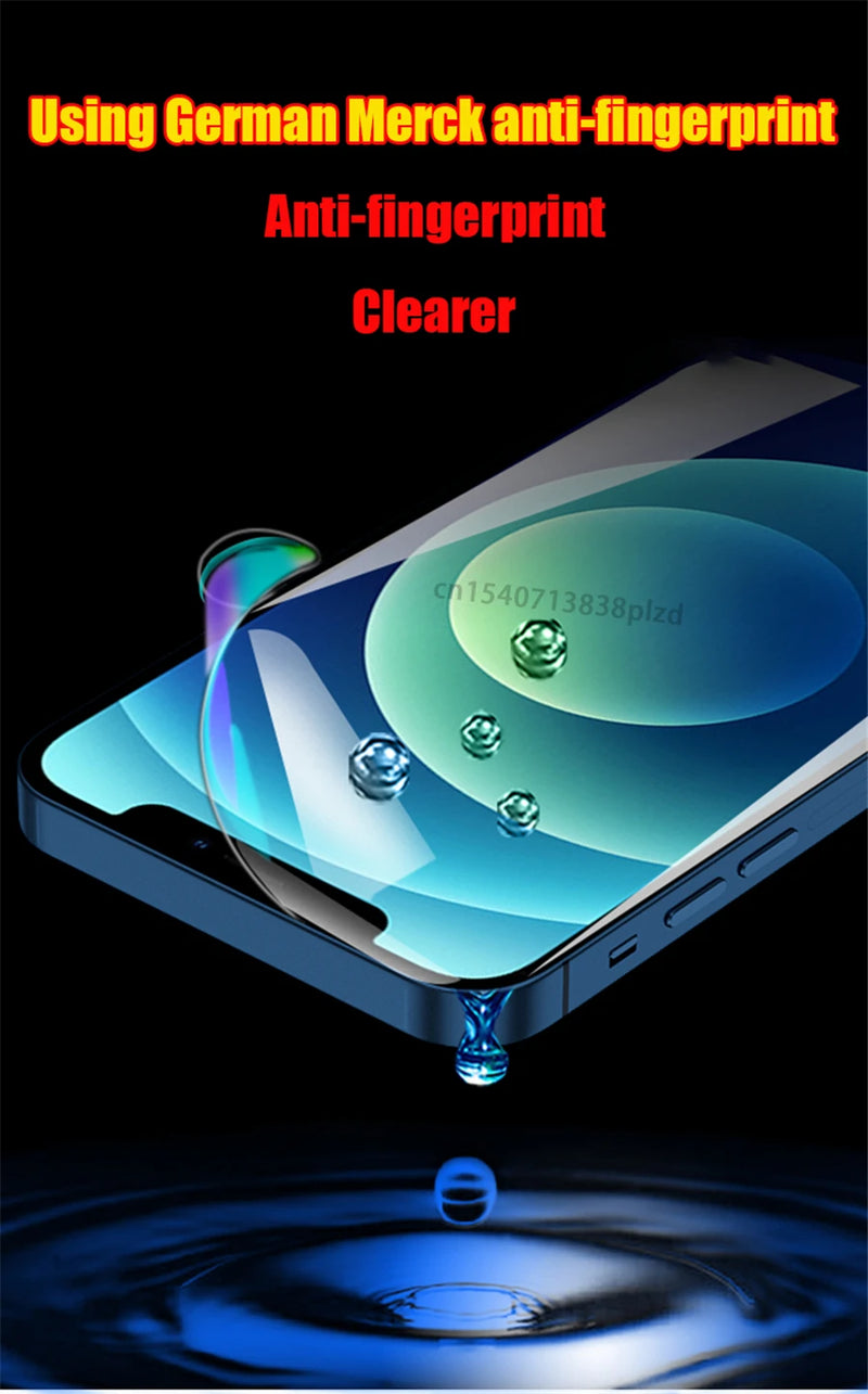 8Pcs Full Cover TPU Hydrogel Film For iPhone 17 16 Pro Max Screen Protector iPhone 14 15 Plus iPhone17 Air 13 12 16E 100000D