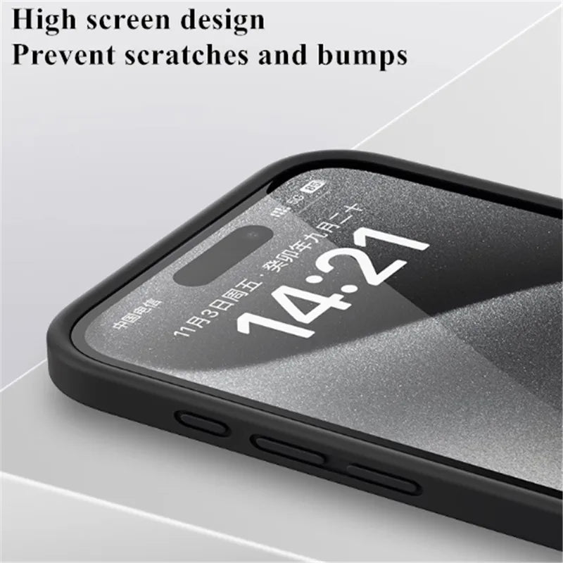 For iPhone 17 Air Case For  iPhone 17 Pro Max Cover New Original Silicone Protective Bumper iPhone17 Pro Max Cover Cases
