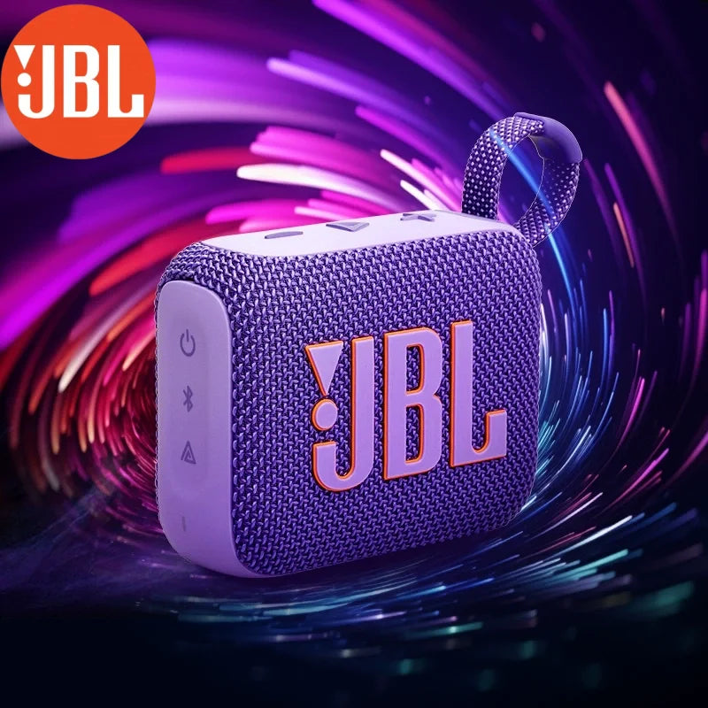 JBL GO 4 Portable Bluetooth Speaker IP67 Waterproof Dustproof 7H Playtime Pure Bass Mini Lightweight  cable saver 0.3m cable