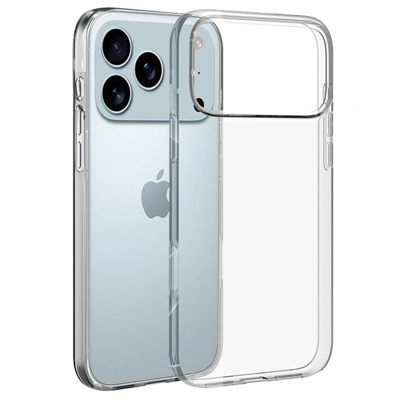 Transparent Soft Silicone TPU Phone Case For iPhone 17 Pro Max Ultra Thin Clear Shockproof Cases For iPhone 17 Air Back Cover