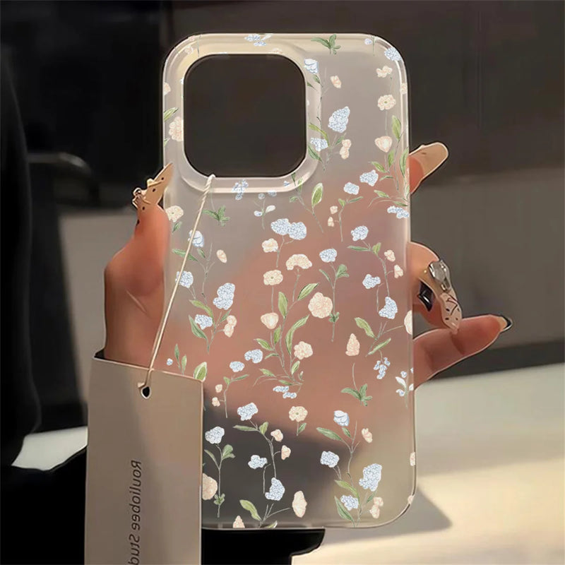 Transparent Matte Cases For iPhone 17 16 15 Case iPhone 16 Pro Max 15 14 12 11 13 Air Fundas Shockproof Cover Soft Phone Bumper
