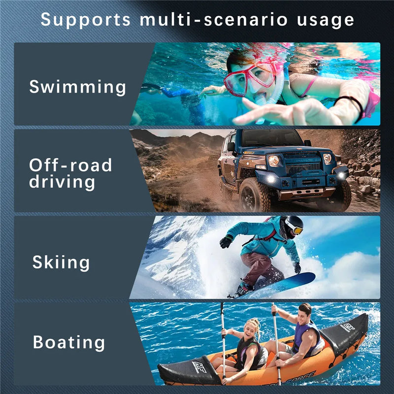 IP68 Clear Waterproof Case for iPhone 17 16 15 14 13 12 11 Pro Max mini XR XS X Dustproof Shockproof Diving Underwater Cases