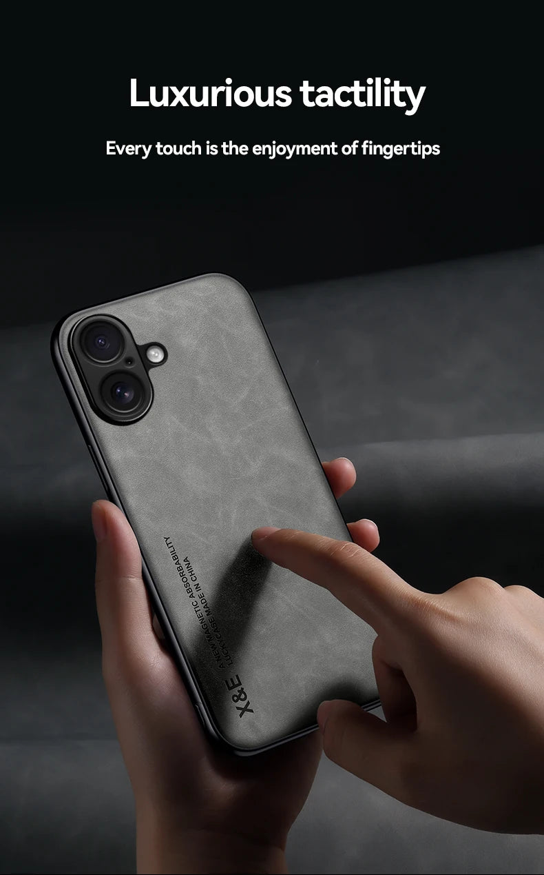 Shockproof Case for iPhone 17 Pro Max 17 Air Protective Cover Magnetic Car Holder Phone Coque Fundas For iPhone 16 Pro 16E