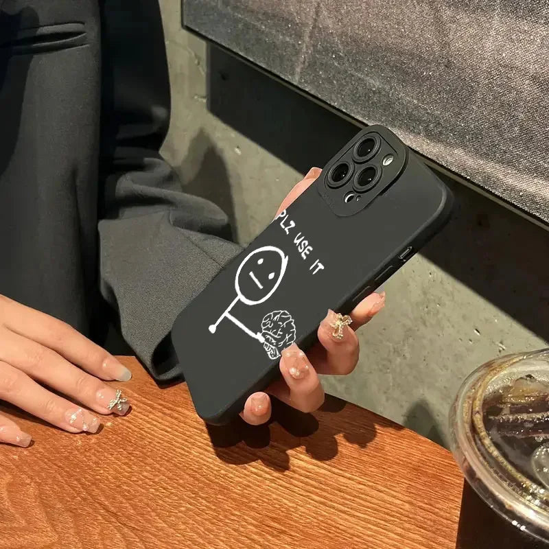 Case For iPhone 17 Cases iPhone 16 Pro Max Case Funny Matchman Phone Case For iPhone 15 14 13 12 11 XS X XR 7 8 Plus 17Air Cover