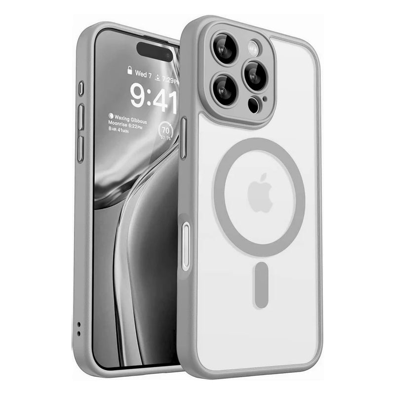 Luxury Matte Translucent Shockproof Magnetic Case For Magsafe For iPhone 17 16 15 14 Plus 13 12 11 Pro Max 17Air 16e  Cover