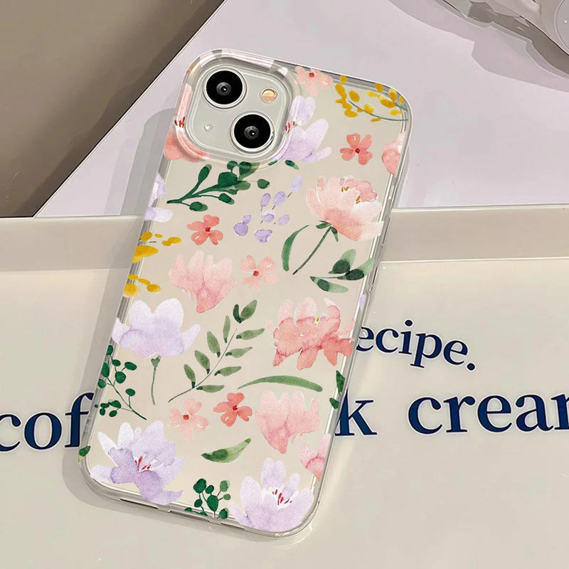 Transparent Matte Cases For iPhone 17 16 15 Case iPhone 16 Pro Max 15 14 12 11 13 Air Fundas Shockproof Cover Soft Phone Bumper